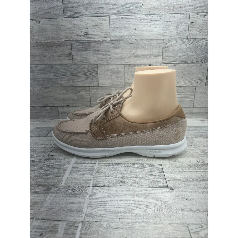 Skechers Go Walk Shoes Womens Size‎ 7.5 Canvas Boat Deck Comfort 14416